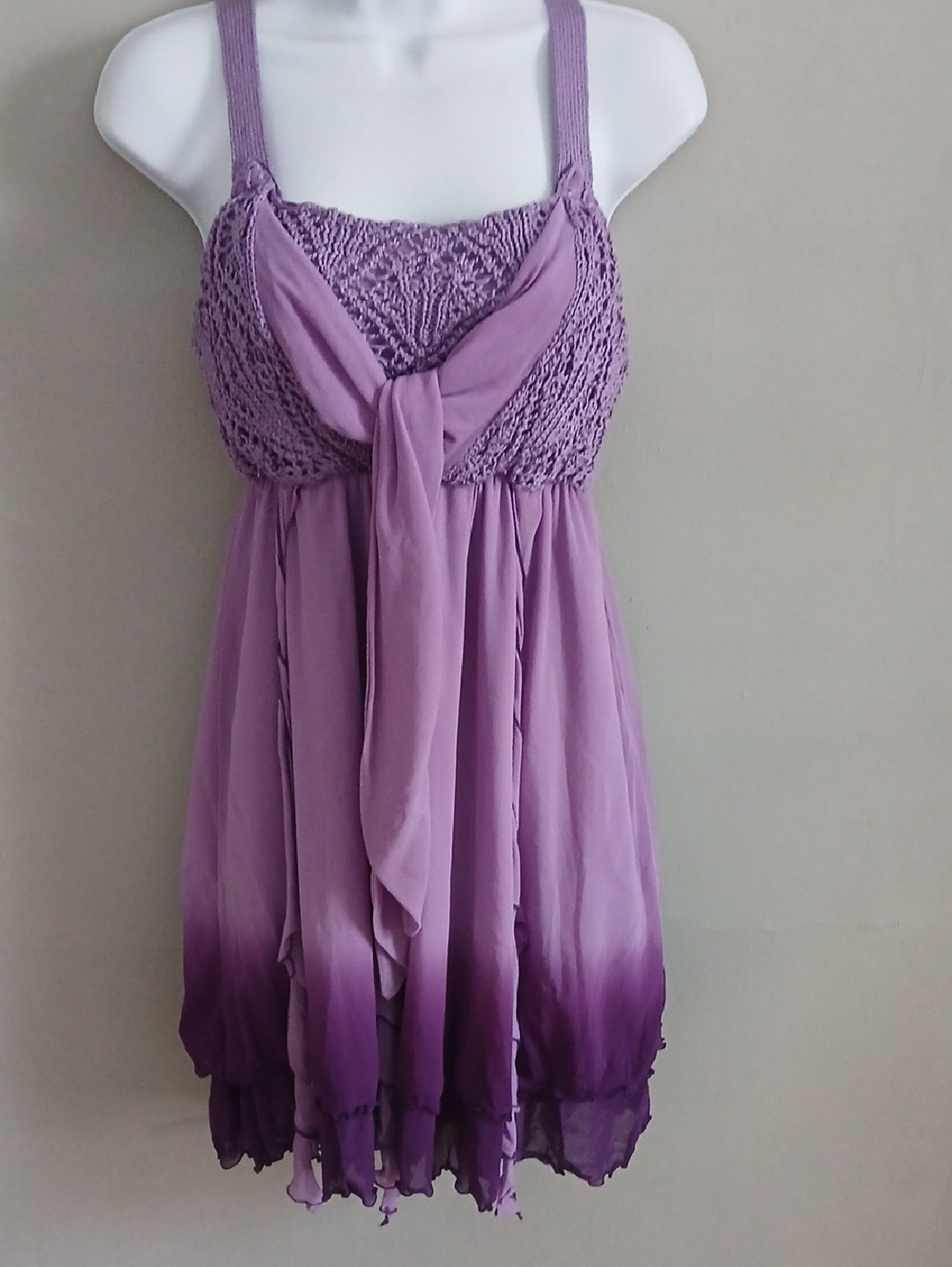 Linea Domani Purple Onbre  Dress Size 12